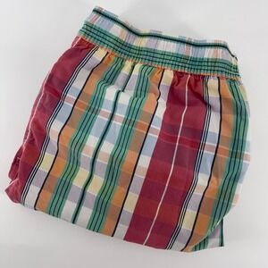 Brooks Brothers Plaid Swim Trunks Shorts Men's‎ Medium Drawstring Lined